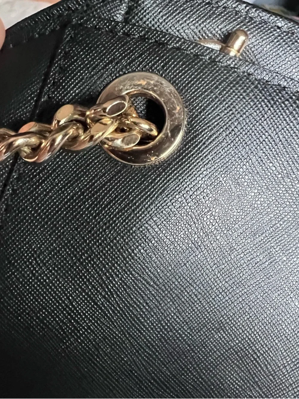 MAKE OFFER - MICHAEL KORS Jet Set Saffiano Leather Tote Matching Wristlet wallet